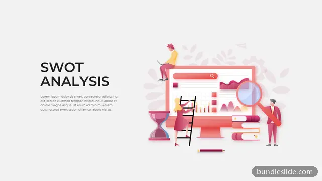 Title Slide PPT template in pink, title slide, illustration - editable PowerPoint slide